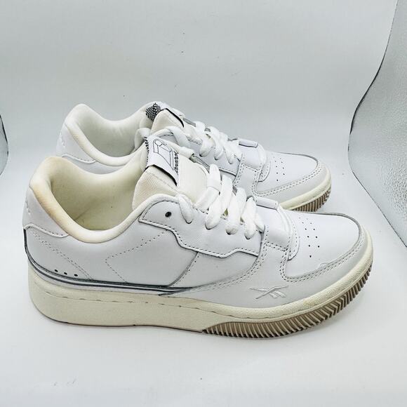 Reebok Dual Court Sneaker – White / Chalk / Stucco | Unisex Size 5 | EG6022 main image 6